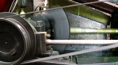 Close up joint working of steam power engine in local factory Stock Footage 56278702