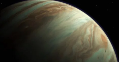 Close up of Jupiter Stock Footage 49710721