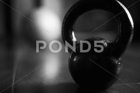 Close-up of kettlebell Stock Photos