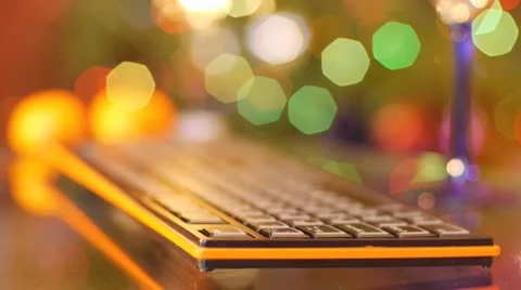 Close up of a keyboard 스톡 동영상 10833536