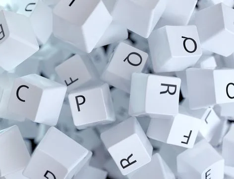 Close up of a keyboard Stockillustratie