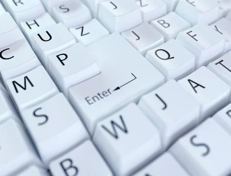 Close up of a keyboard 스톡 일러스트