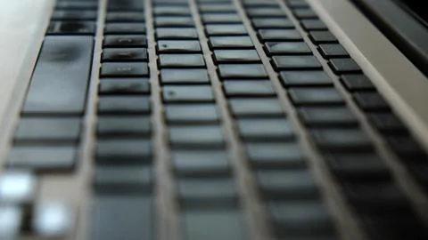 Close up of keyboard selective focus Stock Photos