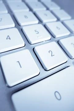 A close-up of the keys on a computer. Data processing and the Internet. Austria 写真素材