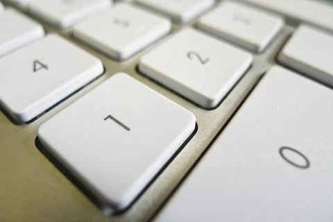 A close-up of the keys on a computer. Data processing and the Internet. Austria 写真素材