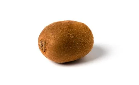 Close up of kiwi fruit and slice kiwi isolated on the white background Stock Photos