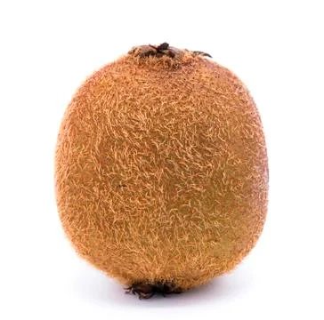 Close up kiwi isolated on white background Stock Photos