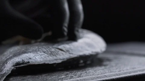 Close up of a knife to cut the fish Stock Footage 121723027