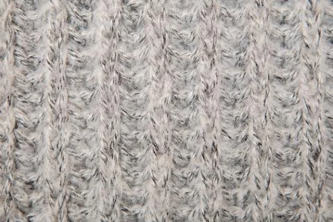 Close up on knit woolen fur texture. Stock Photos