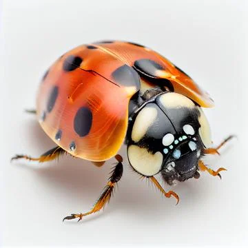 A close up of a ladybug Illustrazione stock