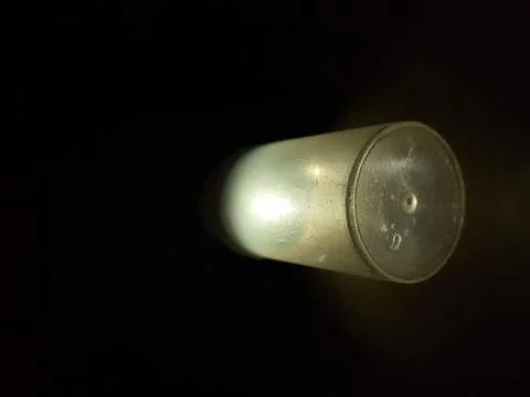 A close up of a lamp Foto stock