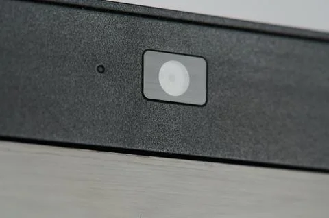 Close up of laptop camera Stock Photos