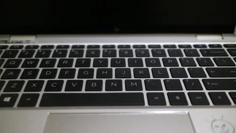 Close Up of Laptop Keyboard Stock Photos