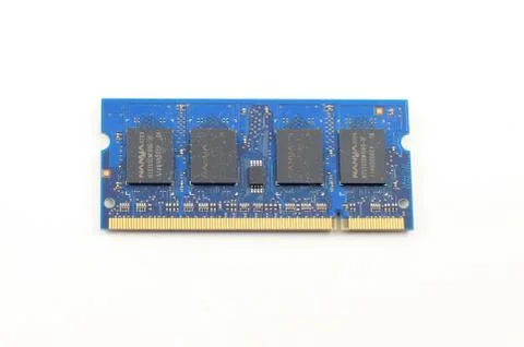 Close up of laptop sodimm memory Stock Photos