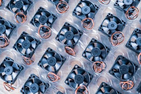 Close-up a large board with coolers Stock Photos