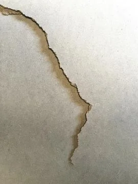 Close-up of Large Deep Crack on Grey Concrete Wall Background Stock Photos