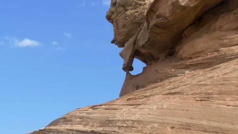 A close up of a large rock Stock Footage 155591084