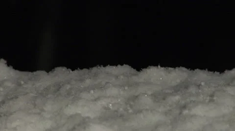 Close Up of Large Snow Flakes Accumulating 動画素材 54717315