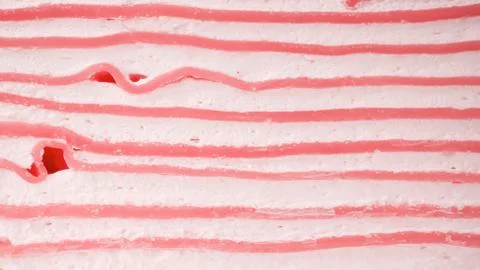 Close up layer cream cake use as texture Foto stock