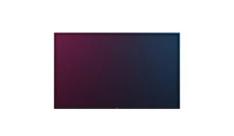 Close up LCD television mock up 库存插图