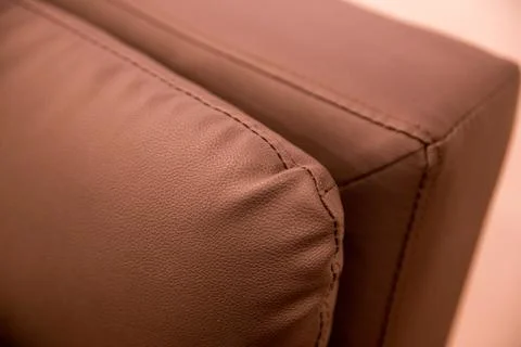 Close up Leather Sofa Rexine Texture Stock Photos