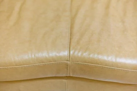 Close up leathers texture of Sofa retro Foto stock