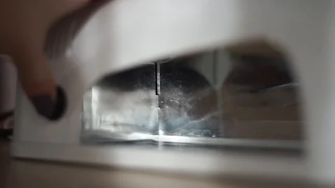 Close up LED lamp turn on Stock Footage 103202529