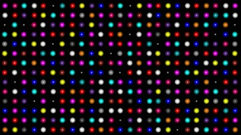 Close up of a led screen, animated illustration Stock Footage 153395961