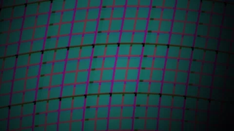 Close-up of LED screen with grid pattern. Stock Footage 335946679