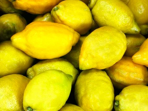 Close up of lemmons Stock Photos