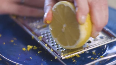 Close up Lemon Peeling 1 Видео 102508134