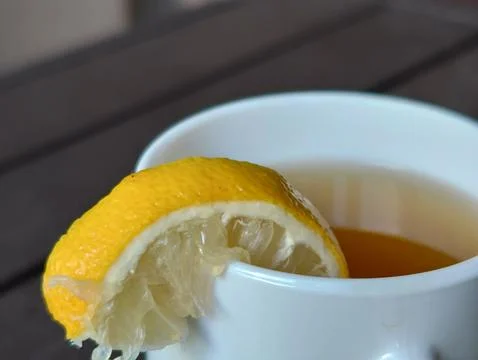 Close-up of lemon tea Stock Photos