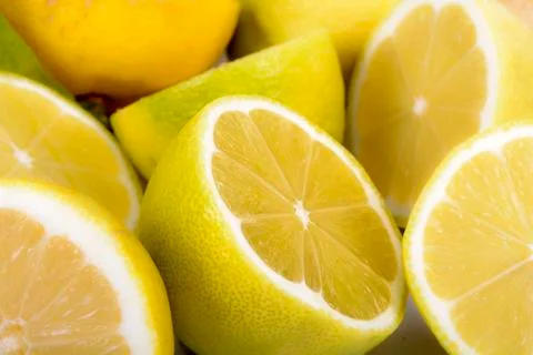 Close Up of Lemons Stock Photos