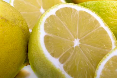 Close Up of Lemons Stock Photos