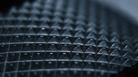 Close-up lens focus ring in the dark #2 Stock Footage 130390992