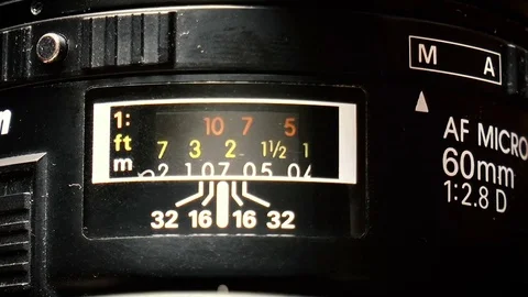 Close-up lens Stock Footage 78915009