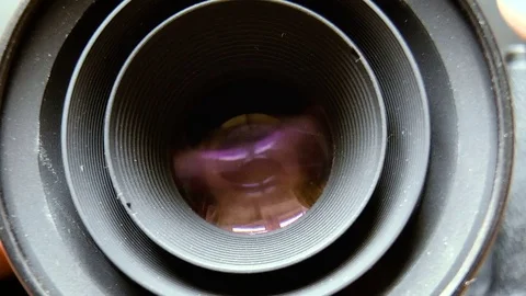 Close-up lens Stock Footage 79100449