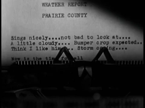 Close-up of letter on vintage telegram machine Stock Footage 260255105