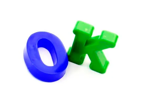 Close-up of letters Stock-Fotos