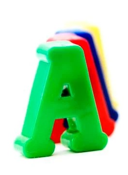Close-up of letters Stock Photos