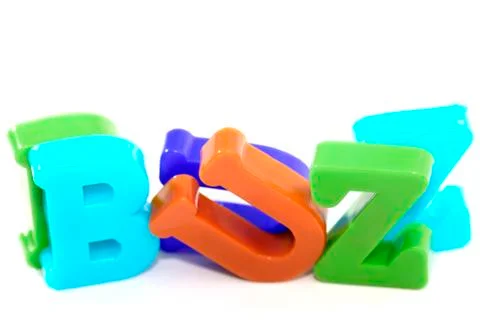 Close-up of letters Stock Photos