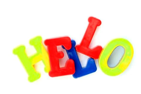 Close-up of letters Stock Photos