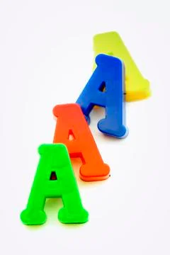 Close-up of letters Stock Photos