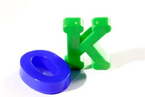 Close-up of letters Stock Photos