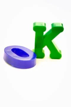 Close-up of letters Stock Photos