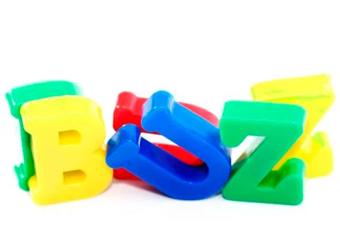 Close-up of letters Stock Photos