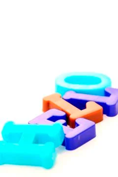 Close-up of letters Stock Photos