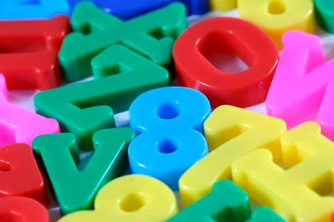 Close-up of letters Stock Photos