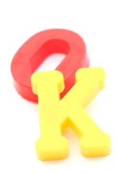 Close-up of letters Stock Photos