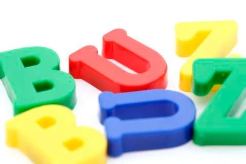 Close-up of letters Stock Photos